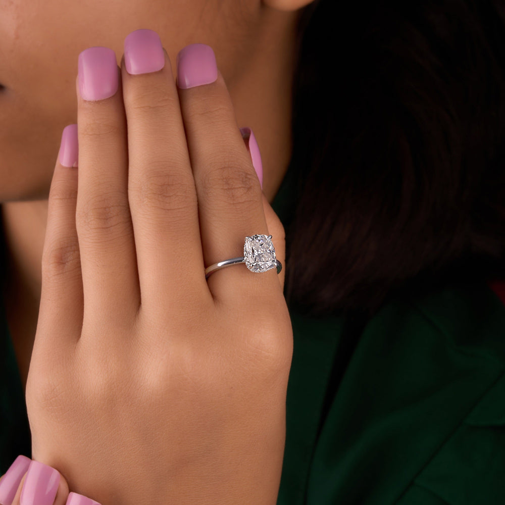 Cushion Cut Labgrown Ring