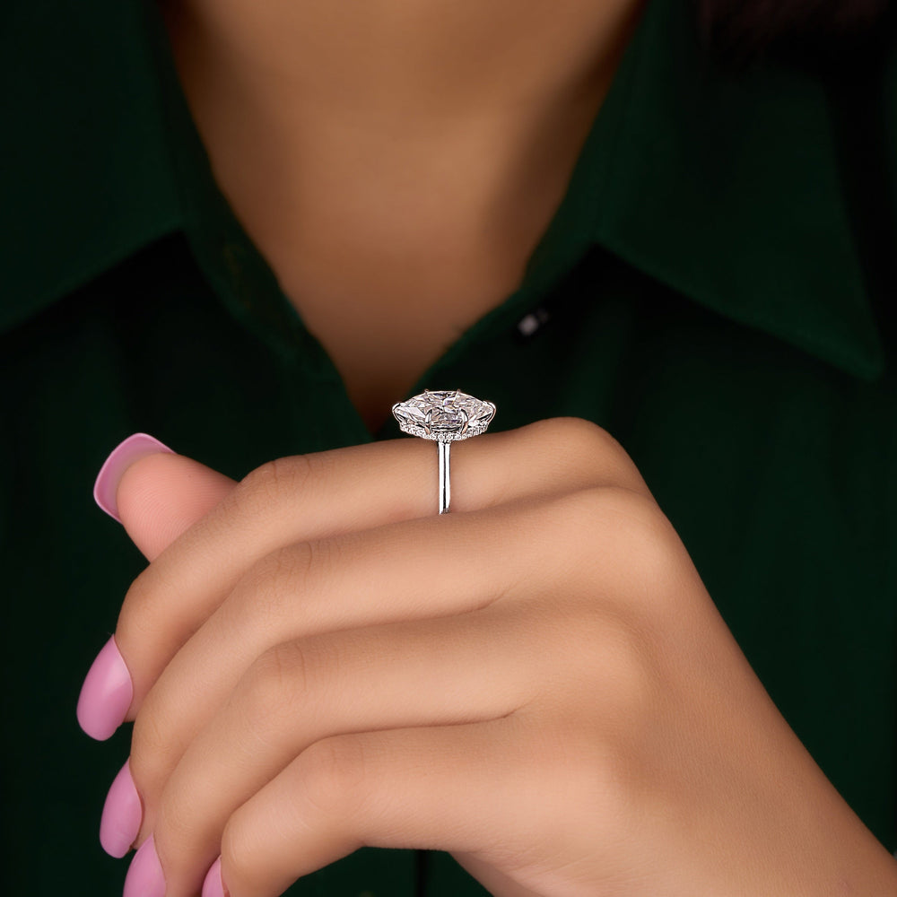 Dutch Marquise Colorless Labgrown Ring