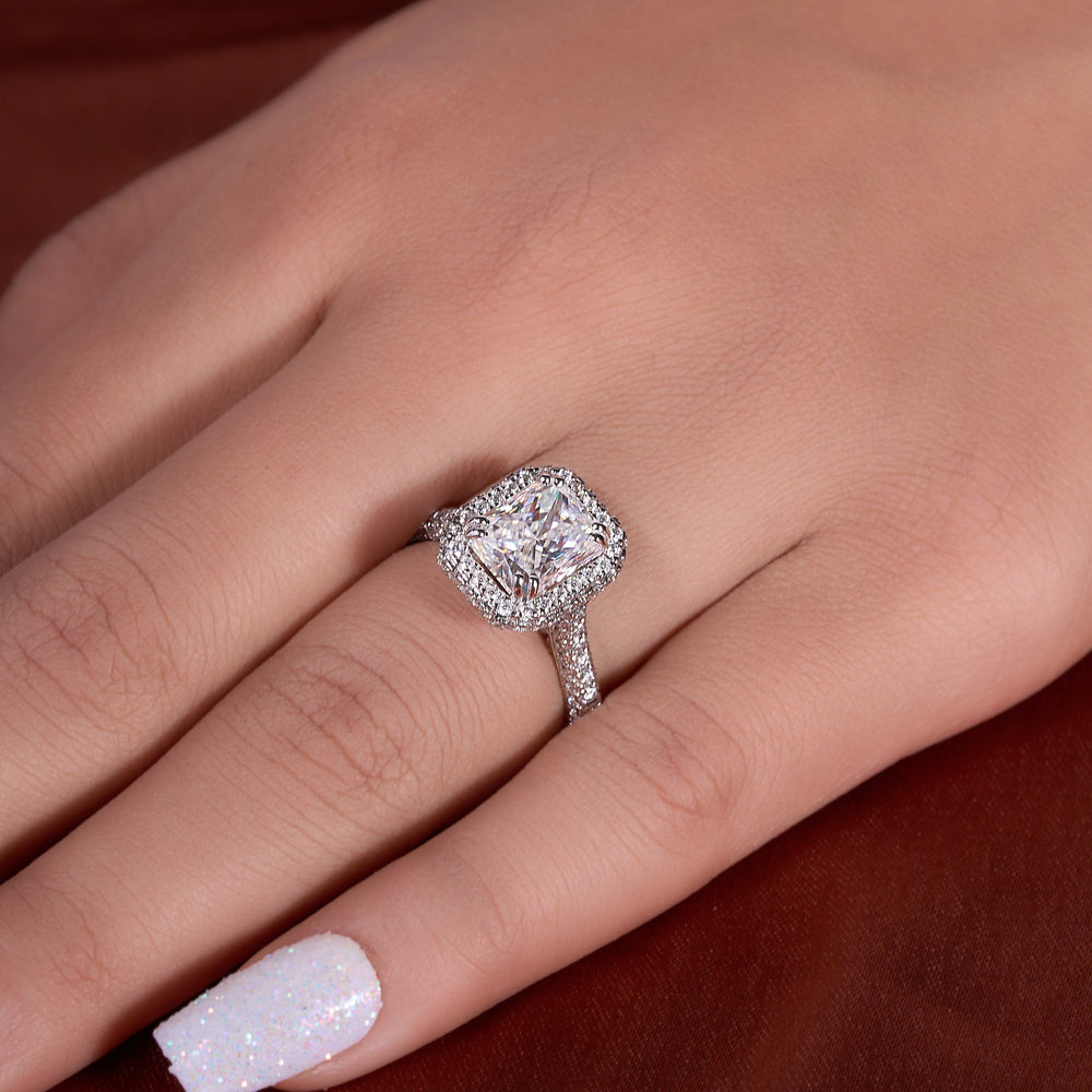 Radiant Cut Labgrown Ring