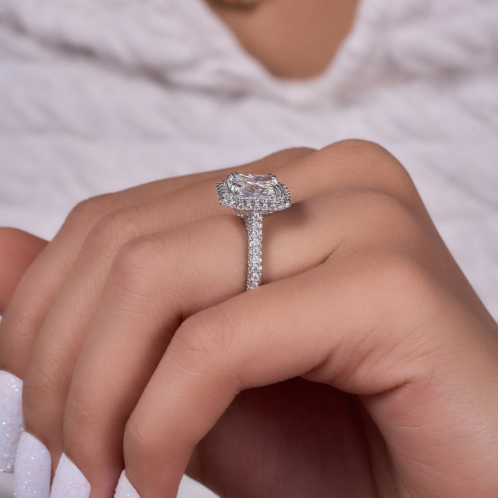 Radiant Cut Labgrown Ring