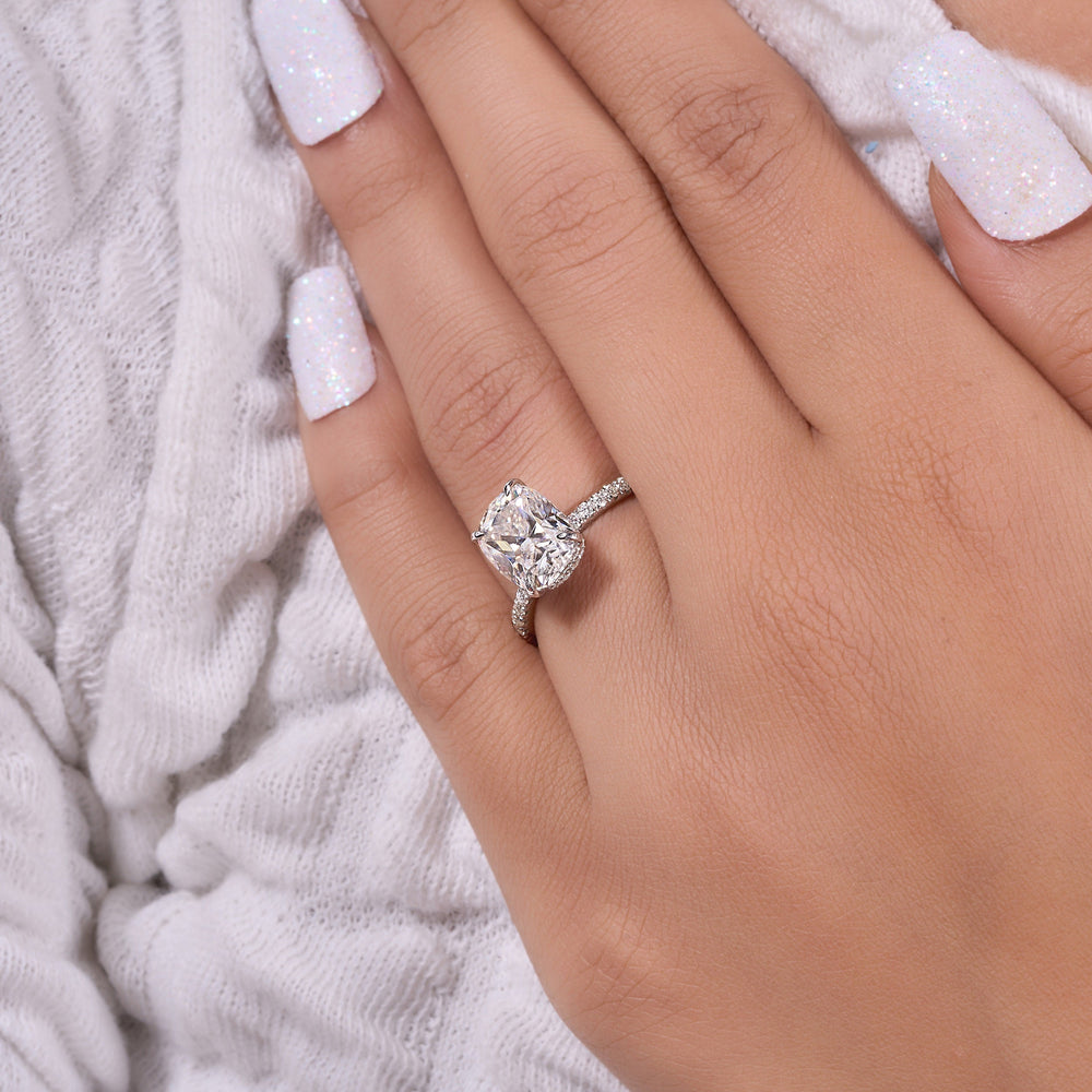 Cushion Cut Labgrown Ring