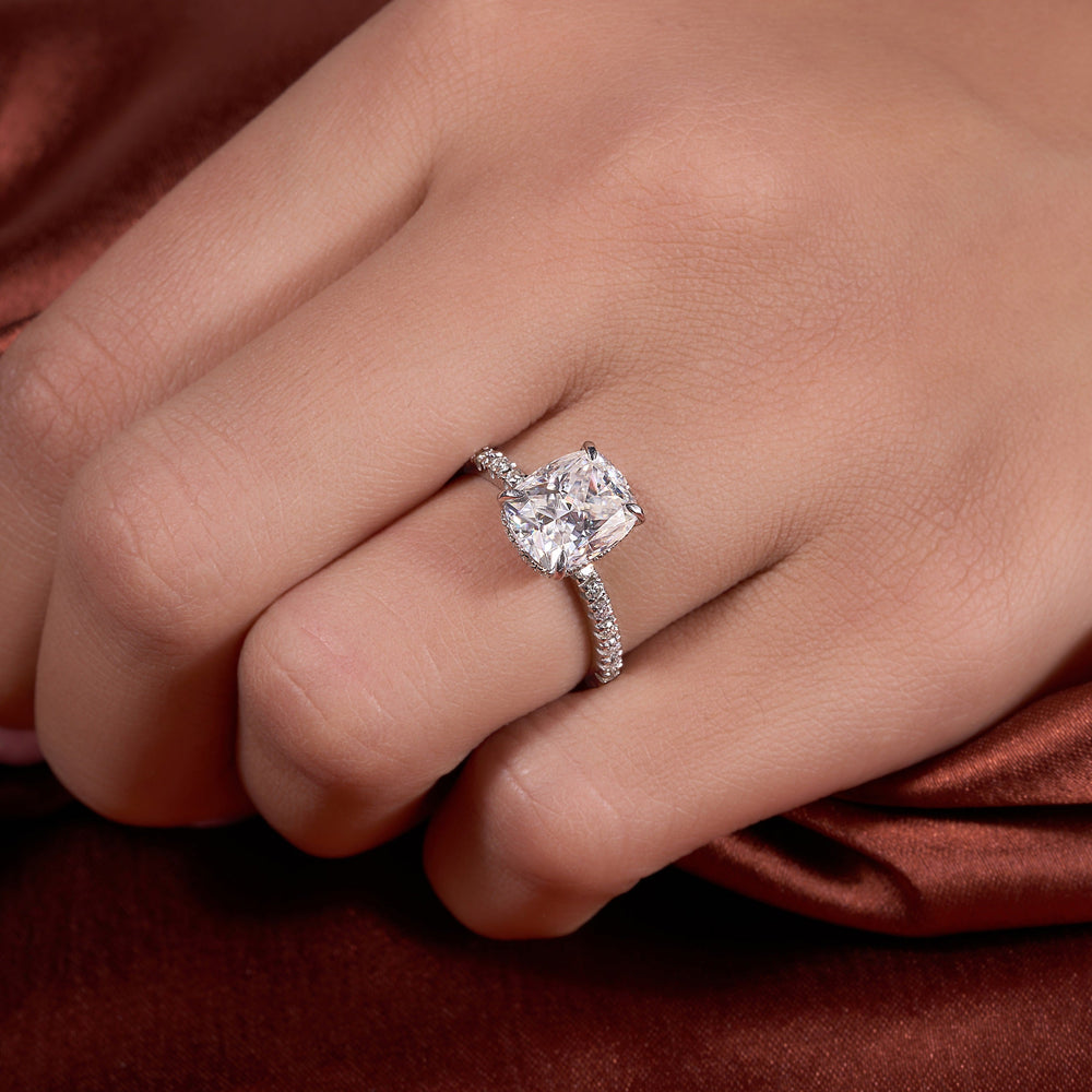 Cushion Cut Labgrown Ring