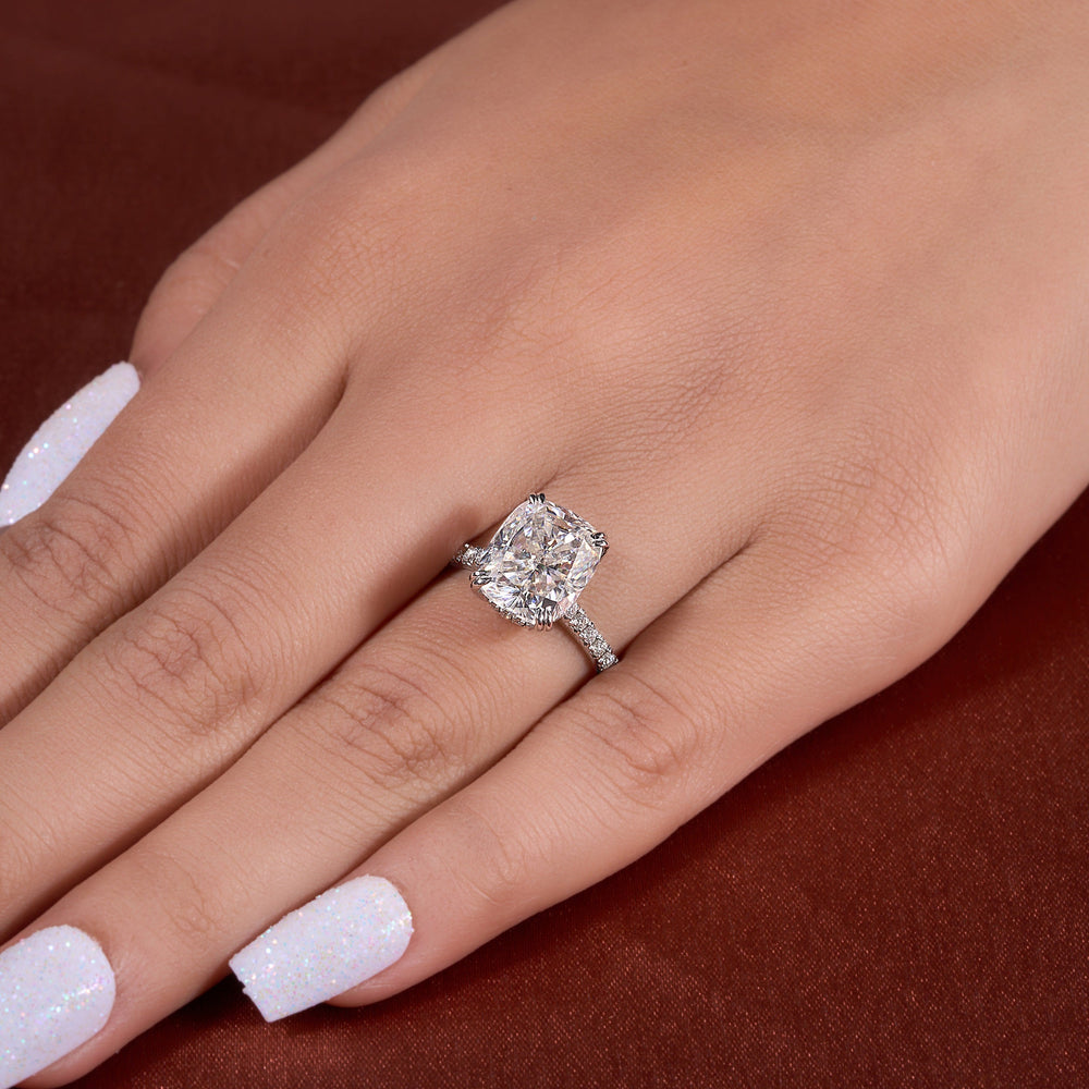 Labgrown Cushion Cut Ring