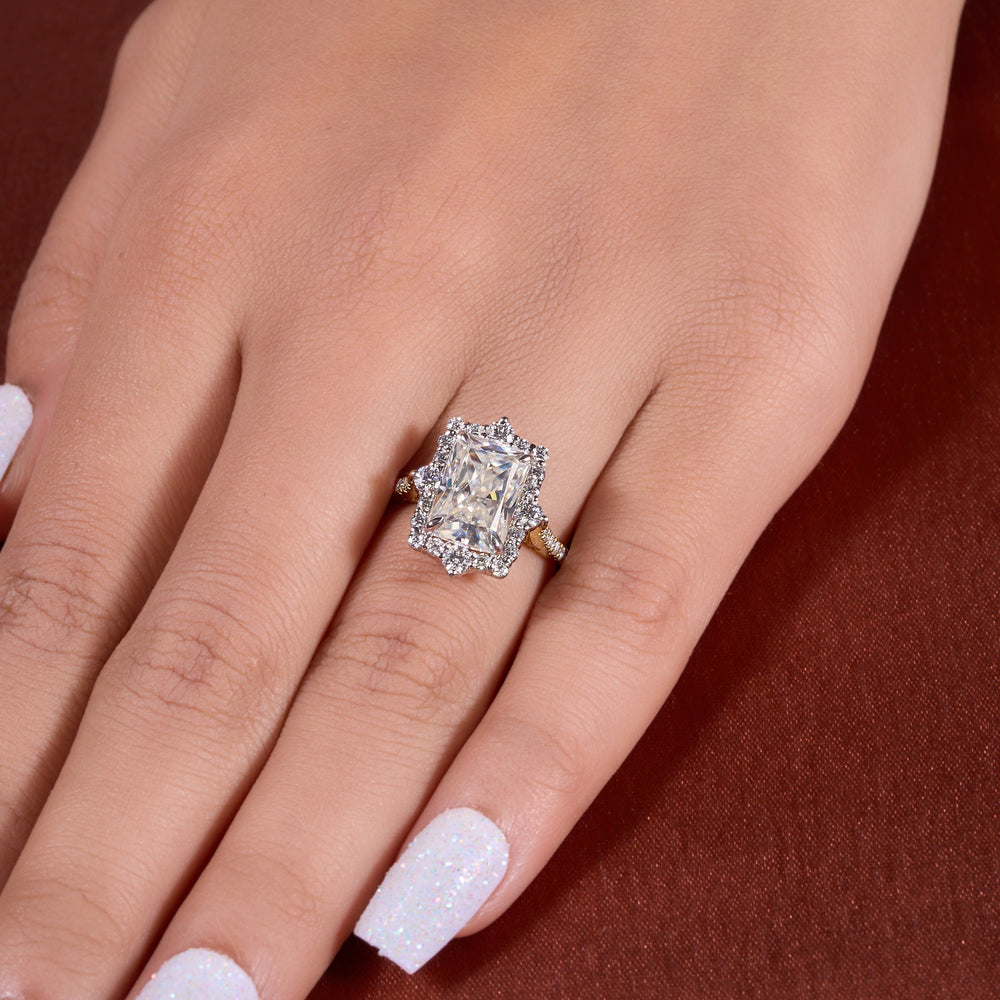 Radiant Cut Labgrown Ring