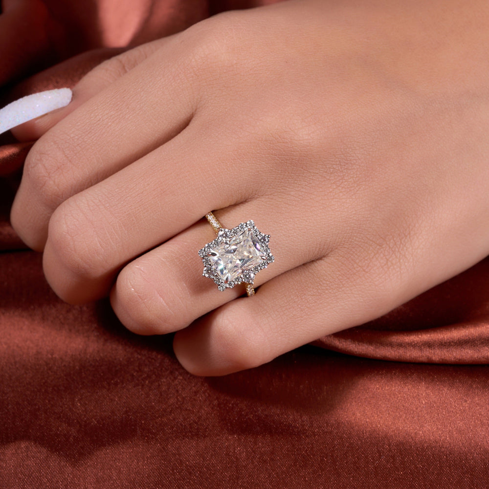 Radiant Cut Labgrown Ring