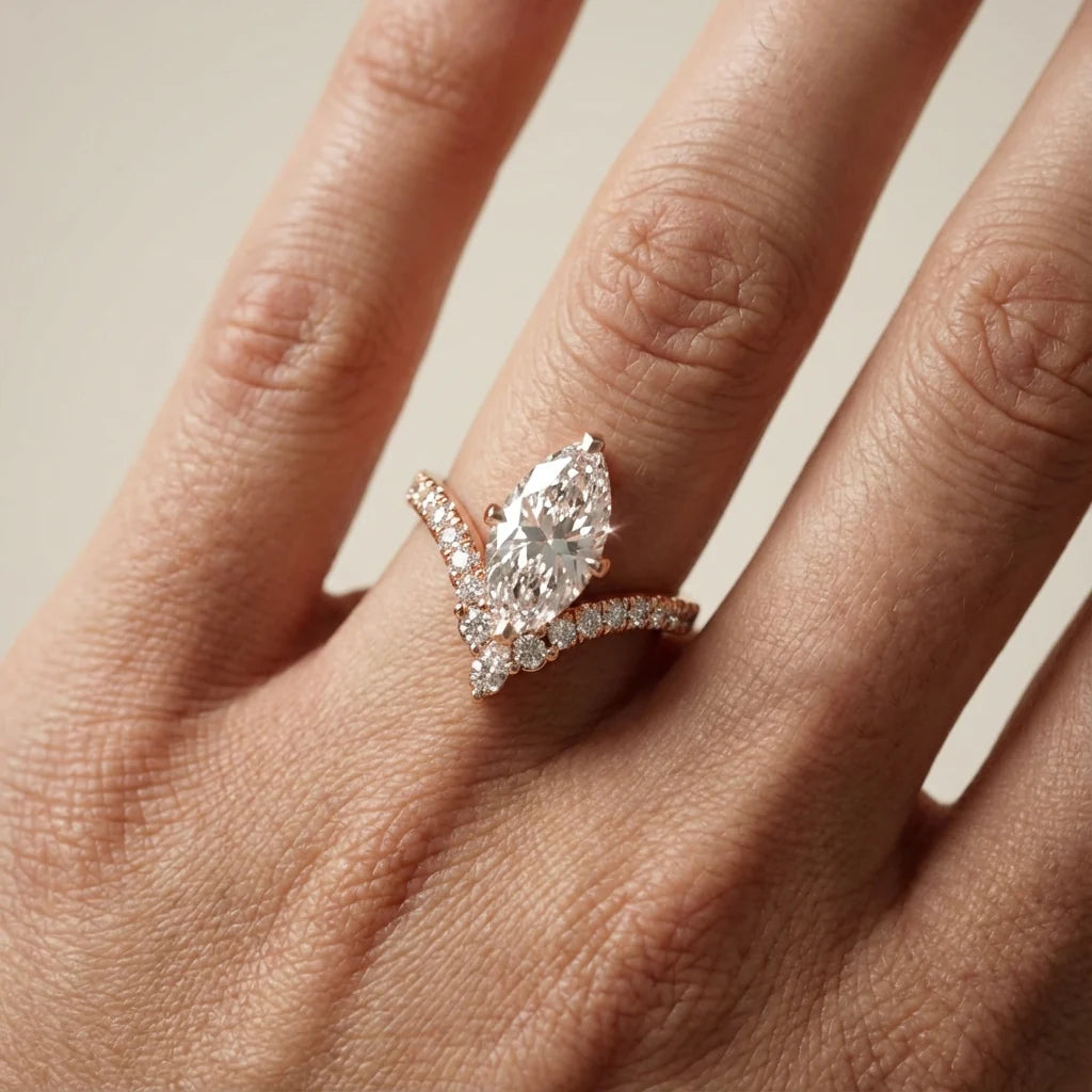 Isabella Legacy Side Stone Asscher Diamond Engagement Ring