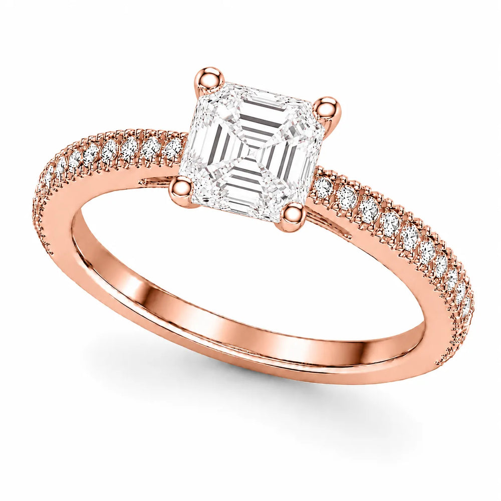 Luminous Promise Ring with Round Elegance