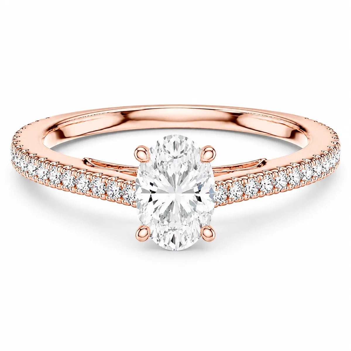 Luminous Promise Ring with Round Elegance