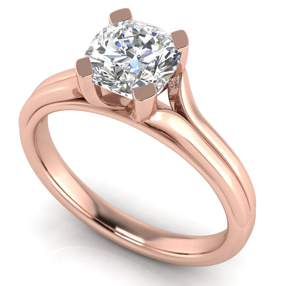 Elegant Solitaire Ring Set with Matching