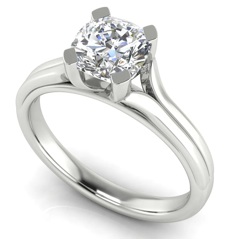 Elegant Solitaire Ring Set with Matching
