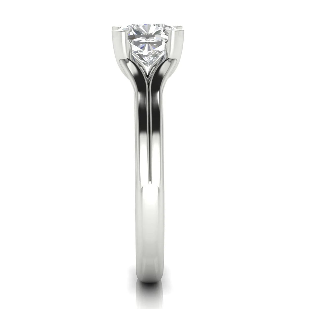 Elegant Solitaire Ring Set with Matching