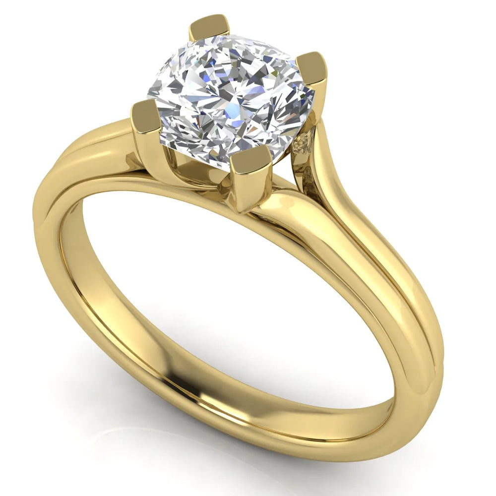 Elegant Solitaire Ring Set with Matching