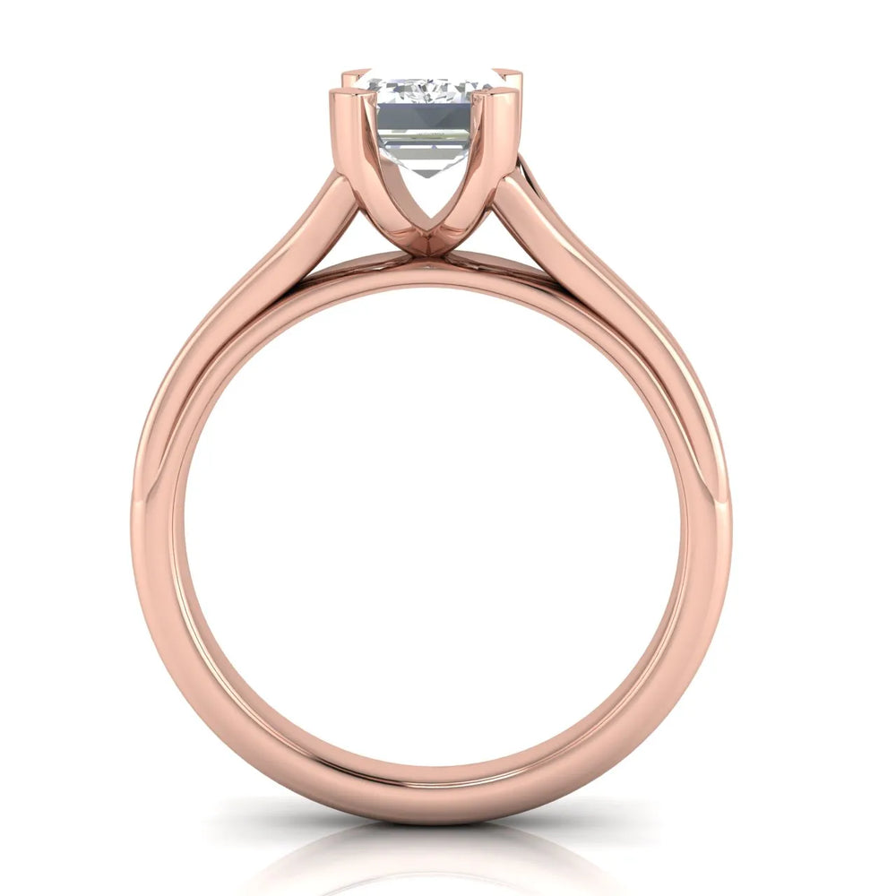 Elegant Solitaire Ring Set with Matching