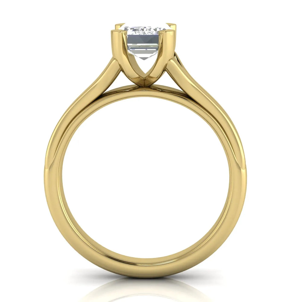 Elegant Solitaire Ring Set with Matching