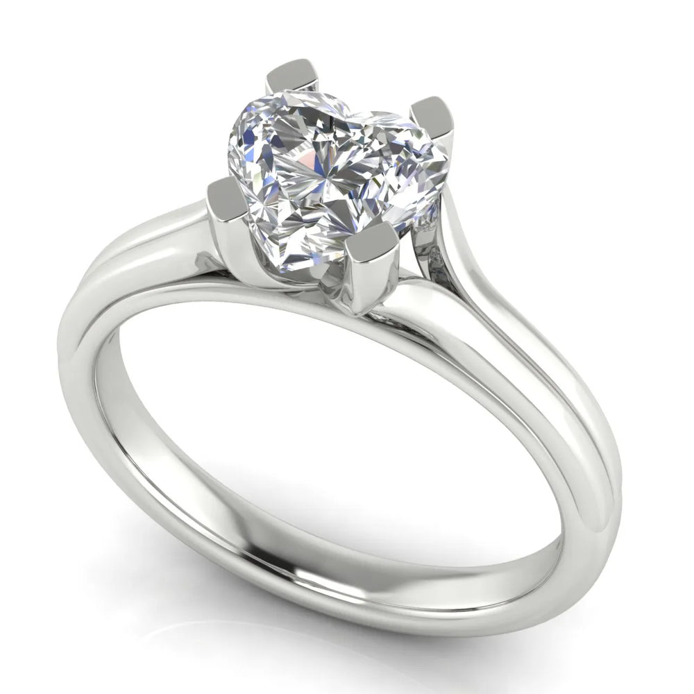 Elegant Solitaire Ring Set with Matching