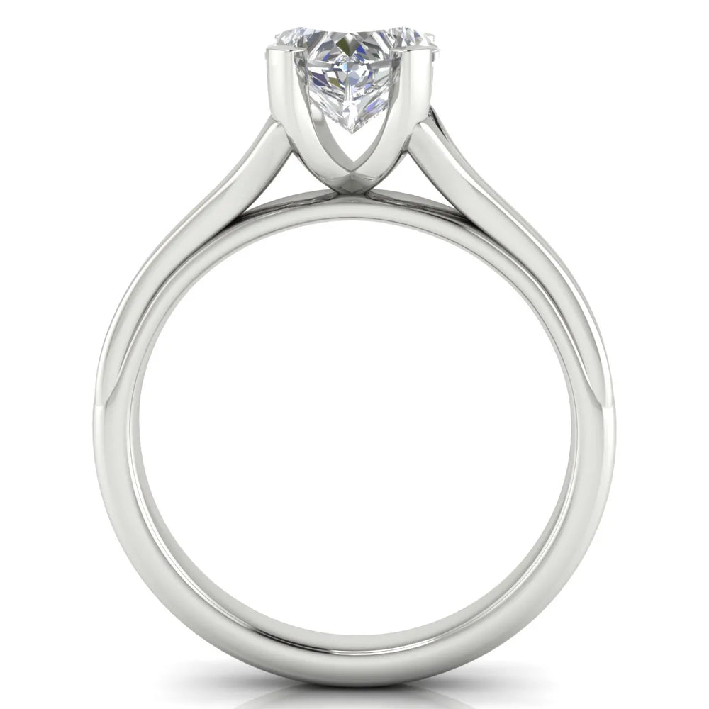 Elegant Solitaire Ring Set with Matching