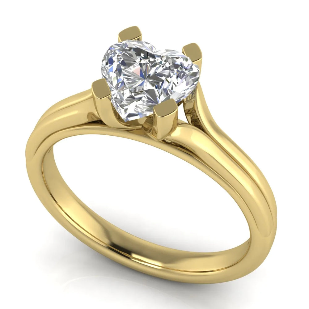 Elegant Solitaire Ring Set with Matching
