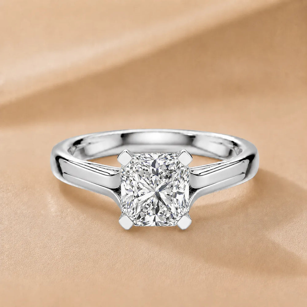 Elegant Solitaire Ring Set with Matching