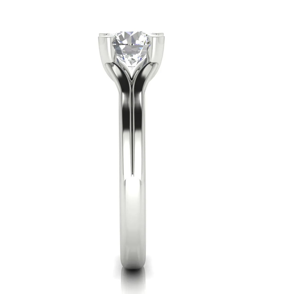 Elegant Solitaire Ring Set with Matching