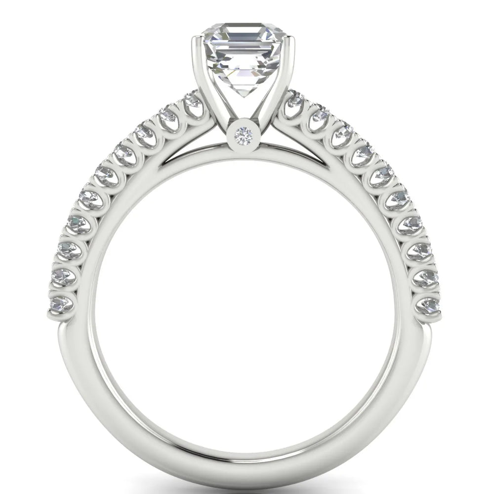 Milgrain Accent Engagement Ring