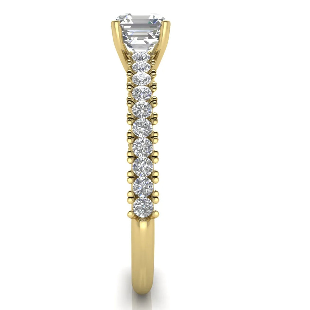 Milgrain Accent Engagement Ring