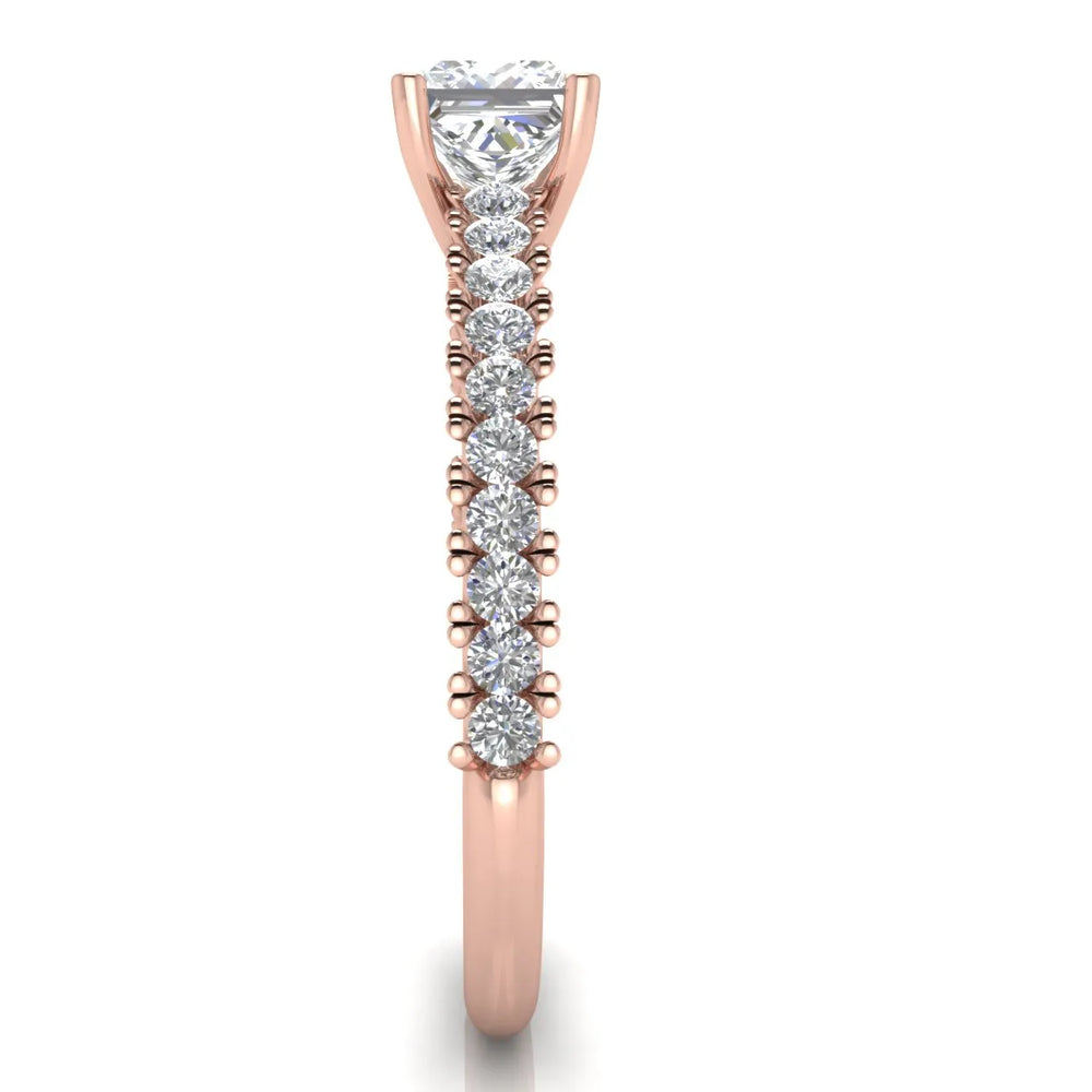 Milgrain Accent Engagement Ring