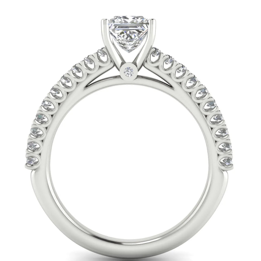 Milgrain Accent Engagement Ring