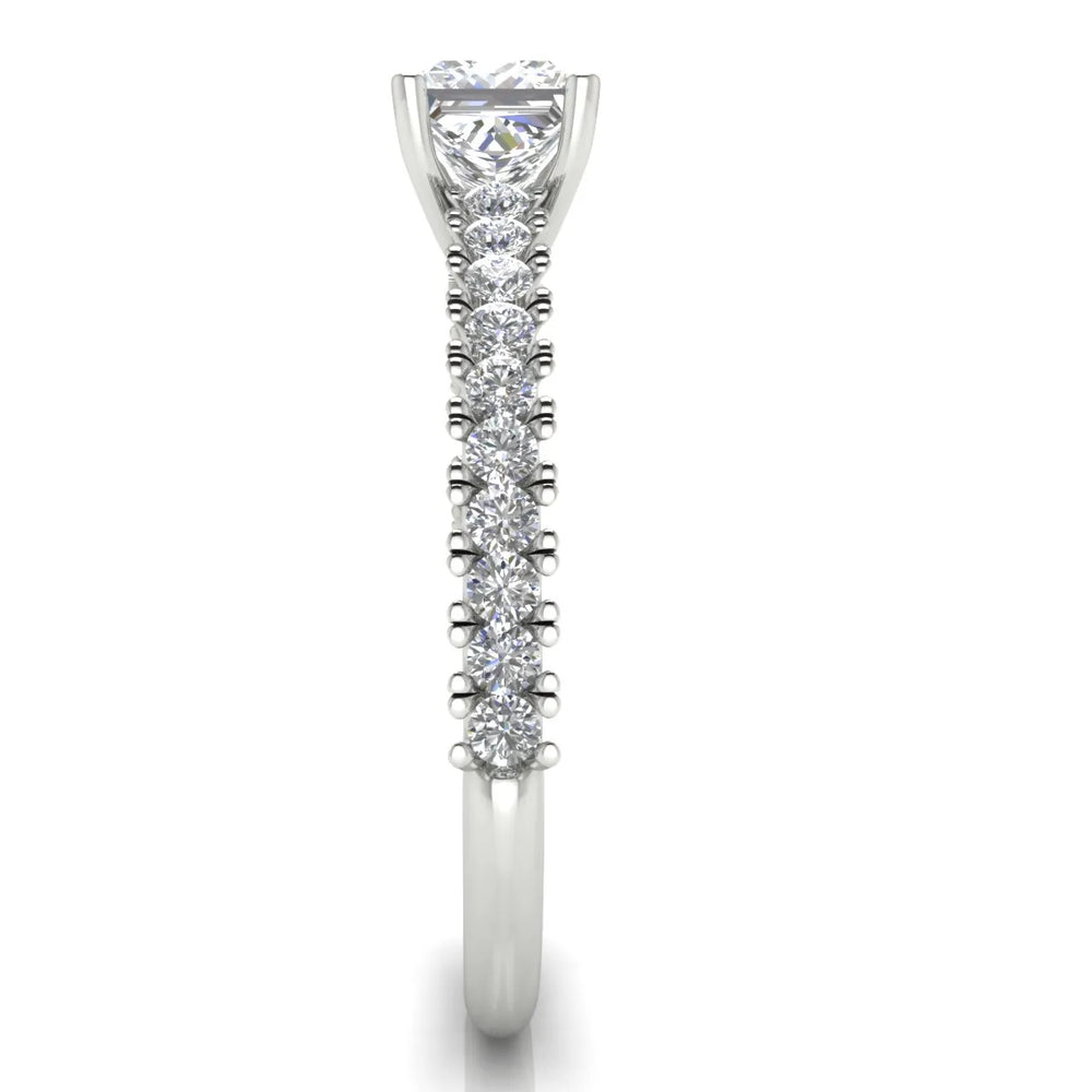 Milgrain Accent Engagement Ring