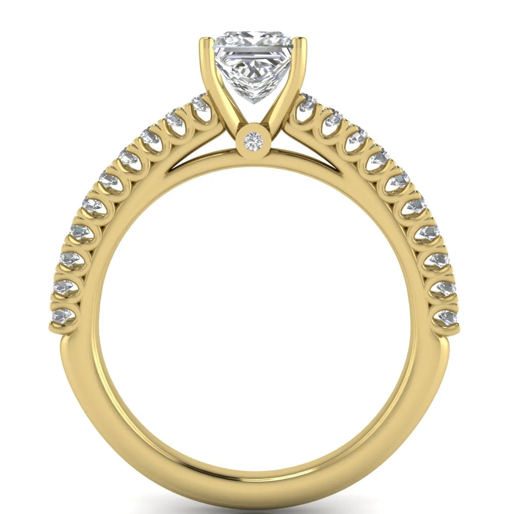 Milgrain Accent Engagement Ring