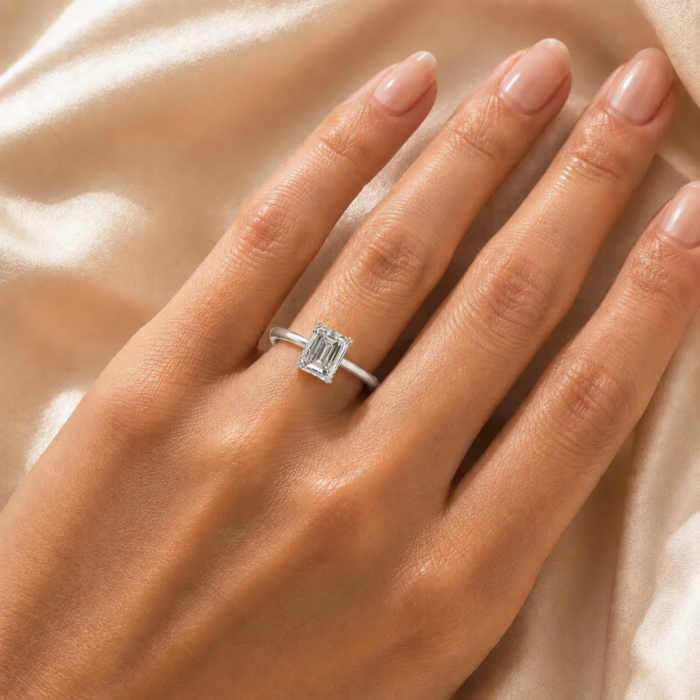 Vintage-Inspired Milgrain Engagement Ring