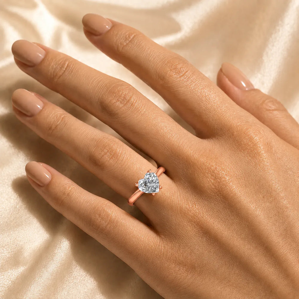 Vintage-Inspired Milgrain Engagement Ring