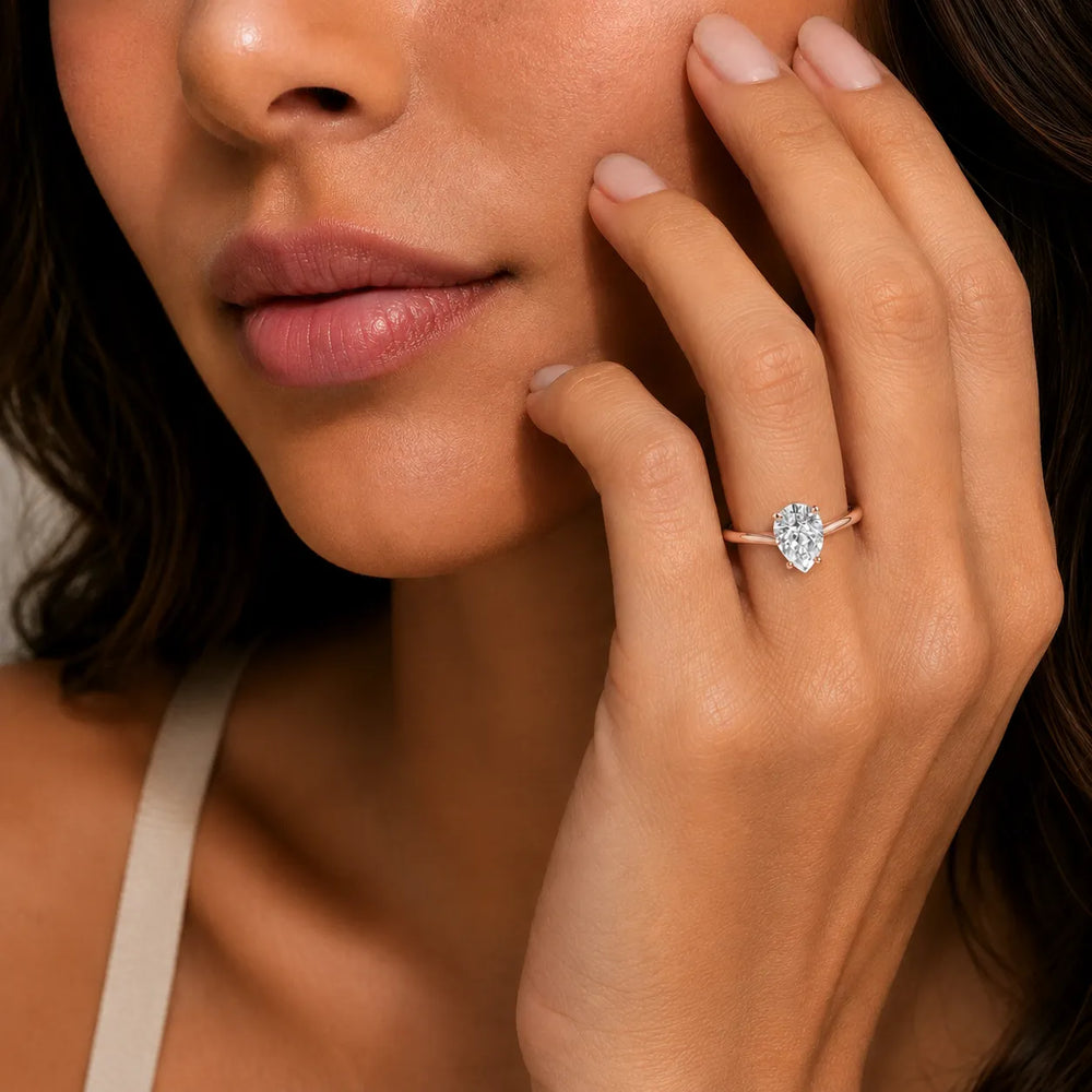 Vintage-Inspired Milgrain Engagement Ring