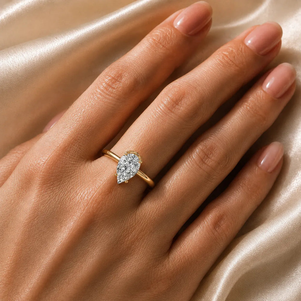 Vintage-Inspired Milgrain Engagement Ring