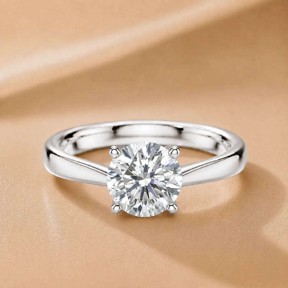 Vintage-Inspired Milgrain Engagement Ring
