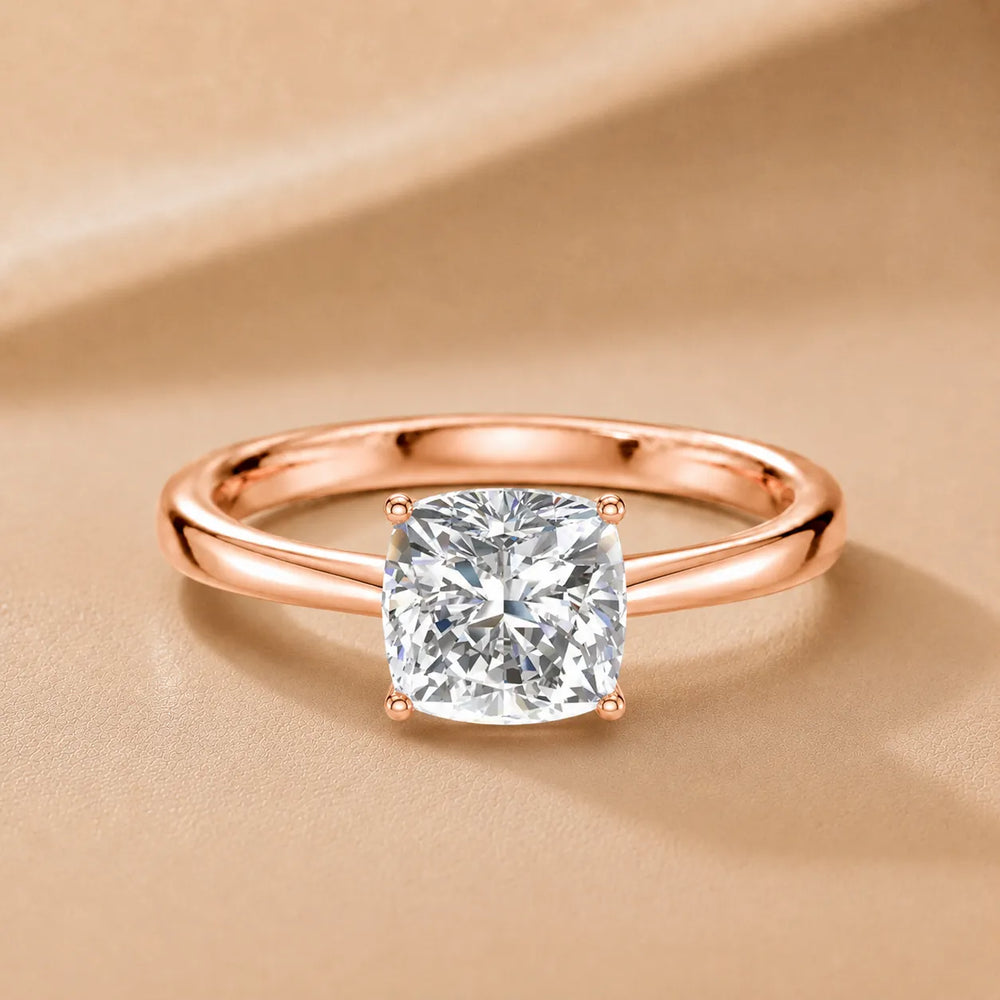 Classic Solitaire Ring with Minimalist Design