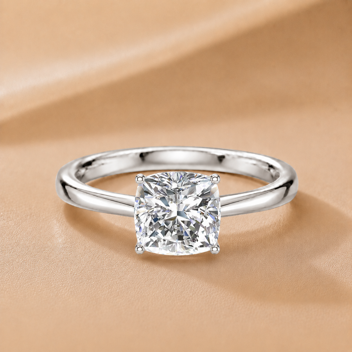 Classic Solitaire Ring with Minimalist Design