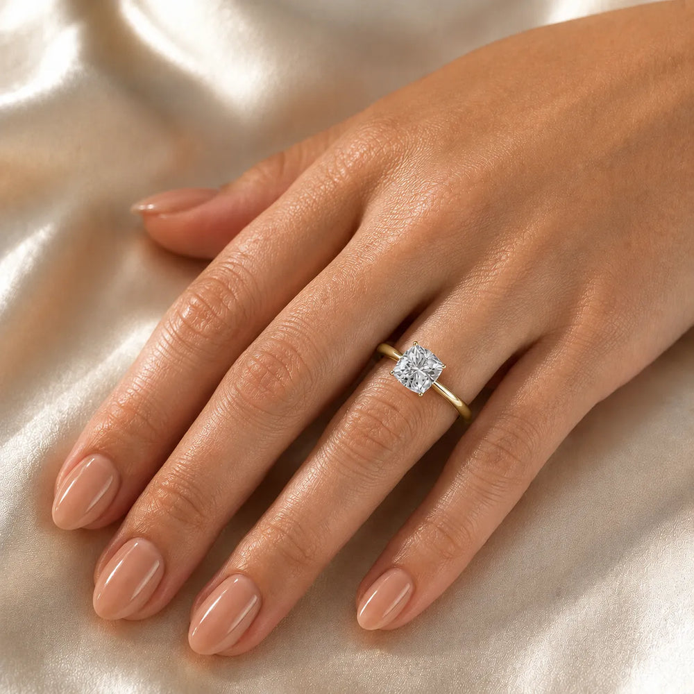 Classic Solitaire Ring with Minimalist Design