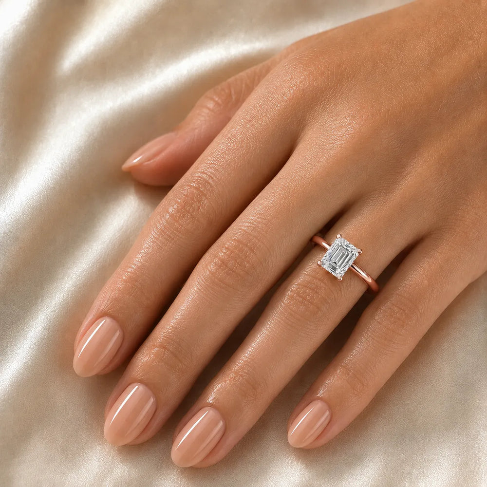 Classic Solitaire Ring with Minimalist Design