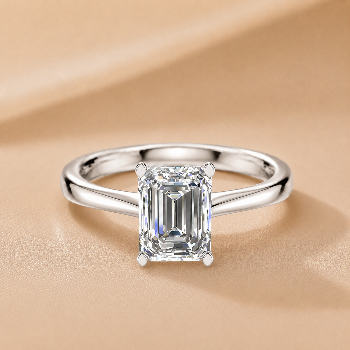 Classic Solitaire Ring with Minimalist Design