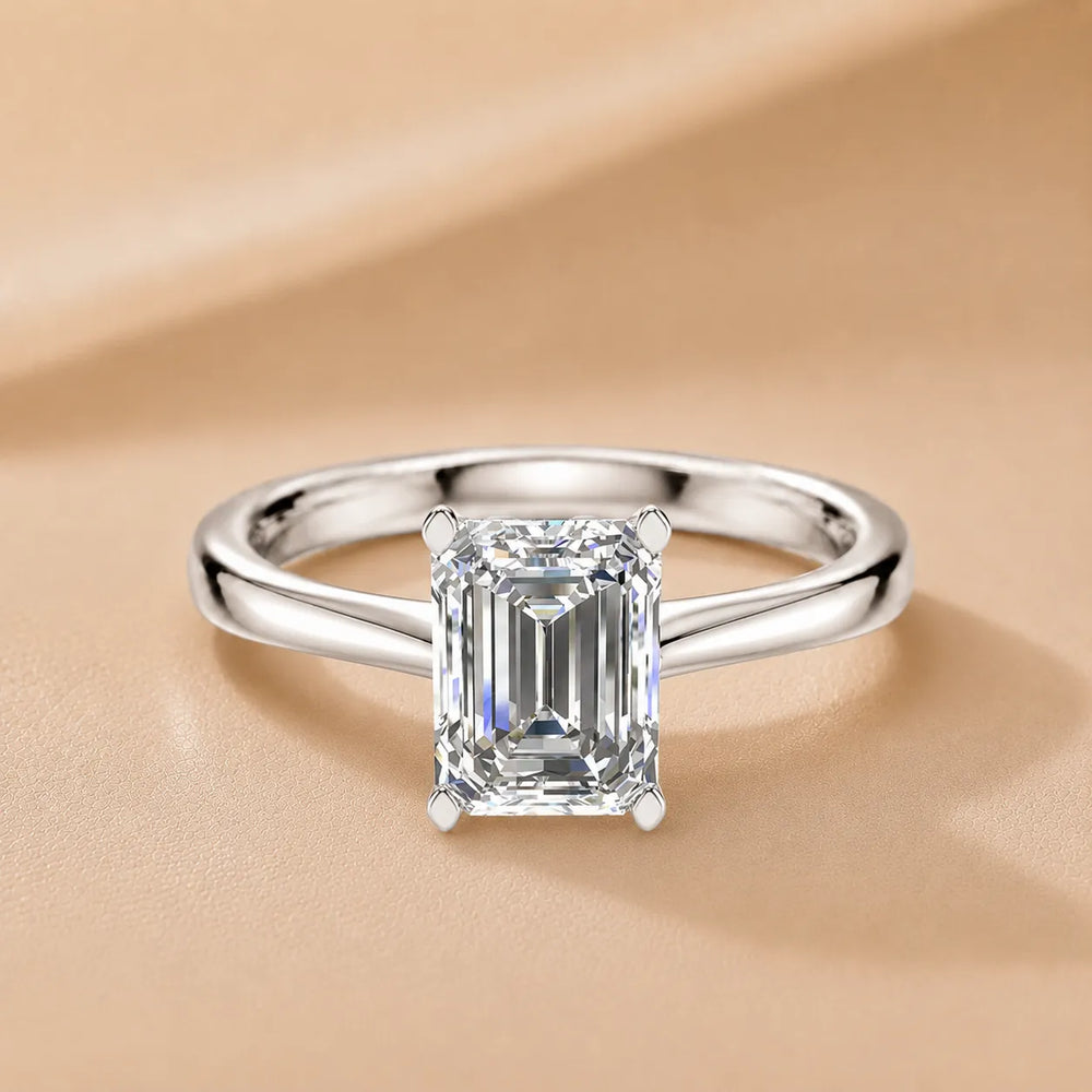 Classic Solitaire Ring with Minimalist Design