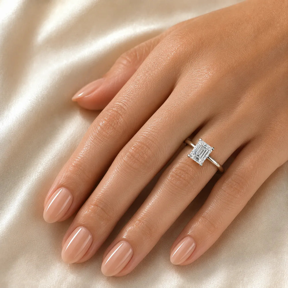 Classic Solitaire Ring with Minimalist Design