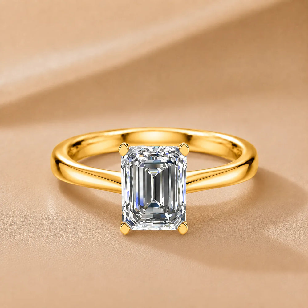 Classic Solitaire Ring with Minimalist Design