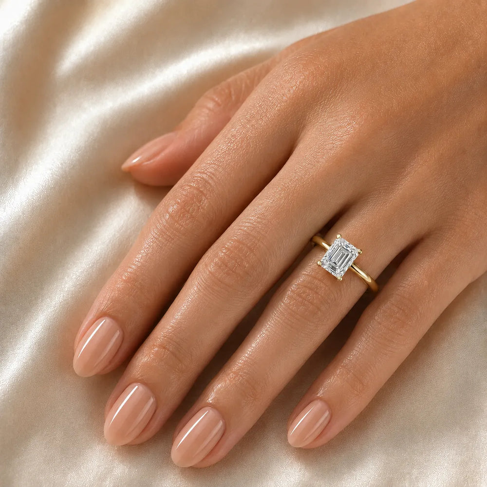 Classic Solitaire Ring with Minimalist Design