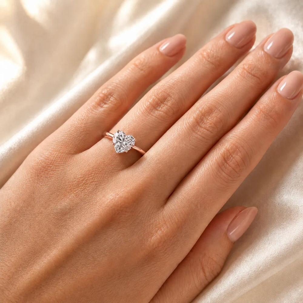 Classic Solitaire Ring with Minimalist Design