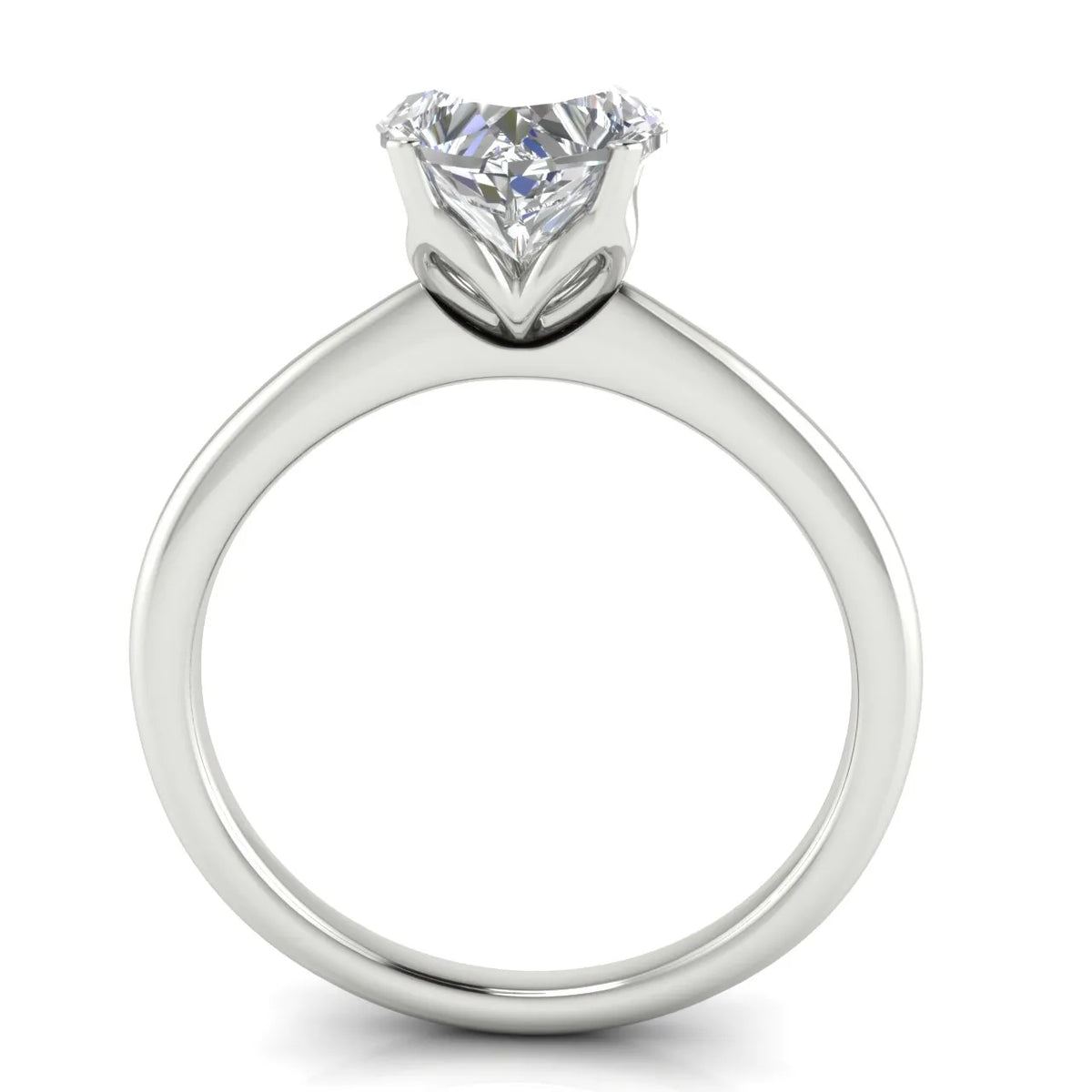 Classic Solitaire Ring with Minimalist Design