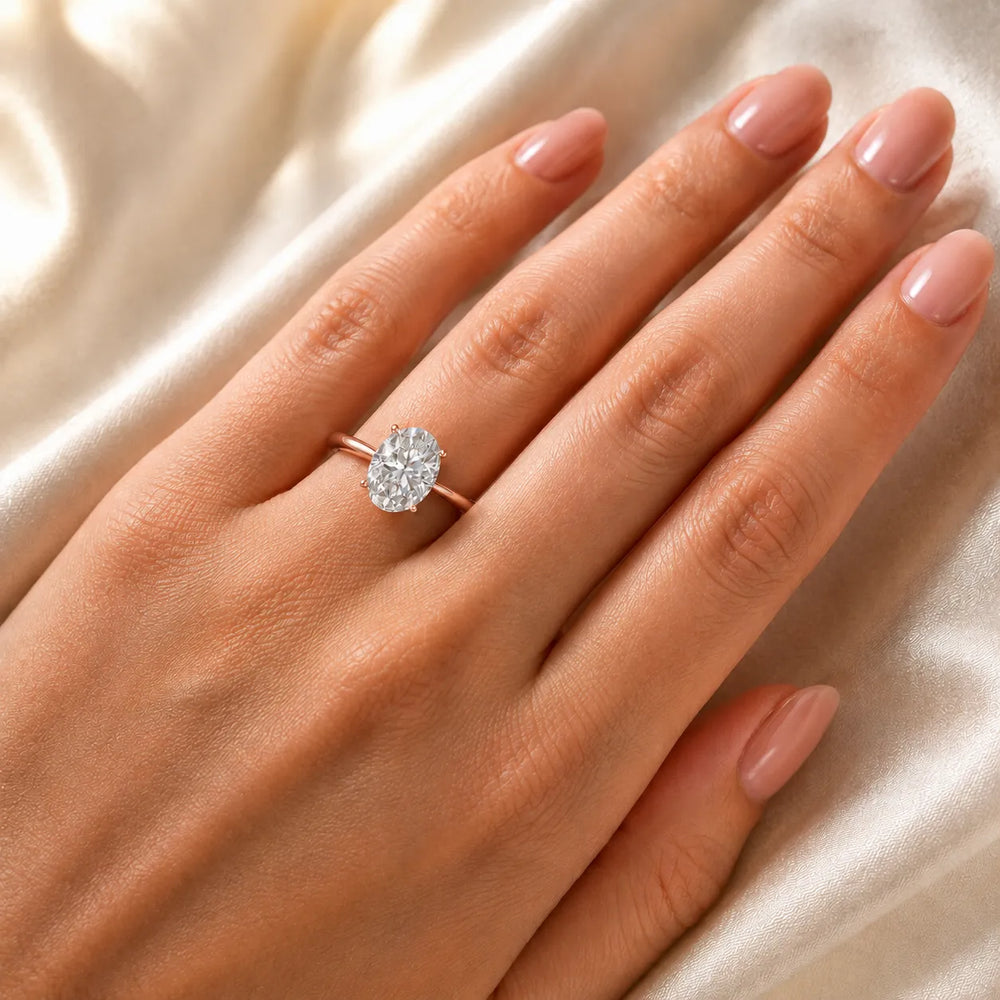Classic Solitaire Ring with Minimalist Design