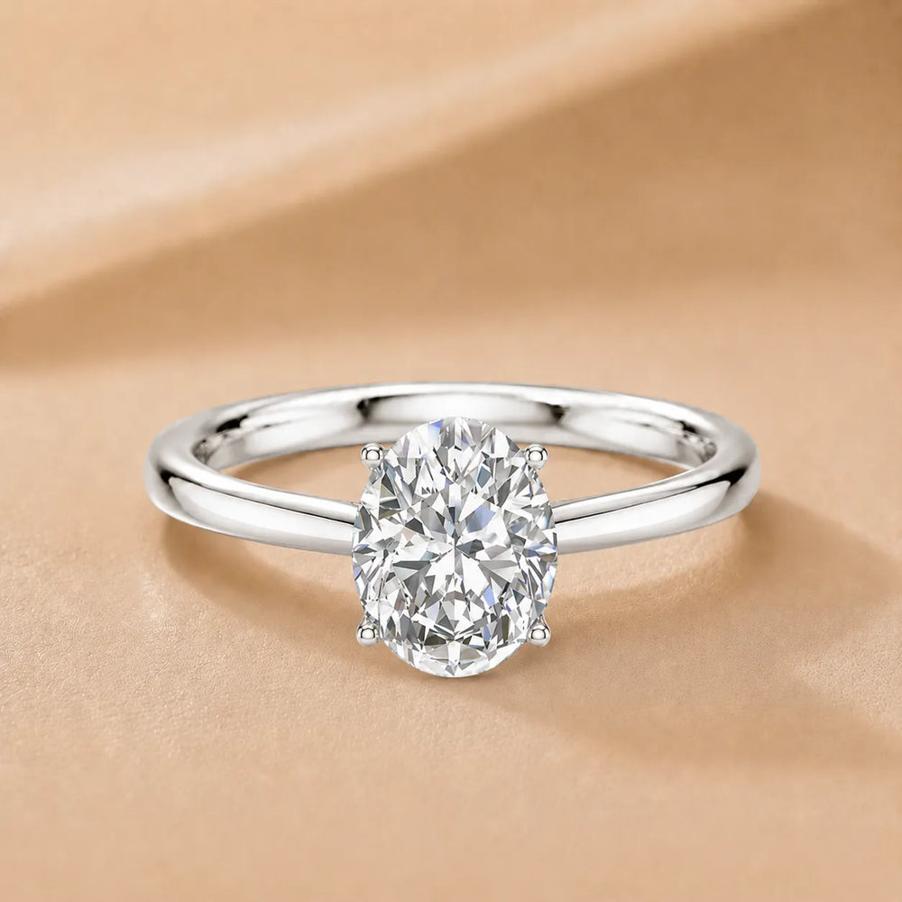 Classic Solitaire Ring with Minimalist Design