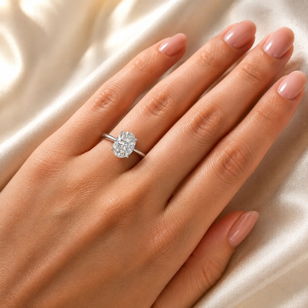 Classic Solitaire Ring with Minimalist Design