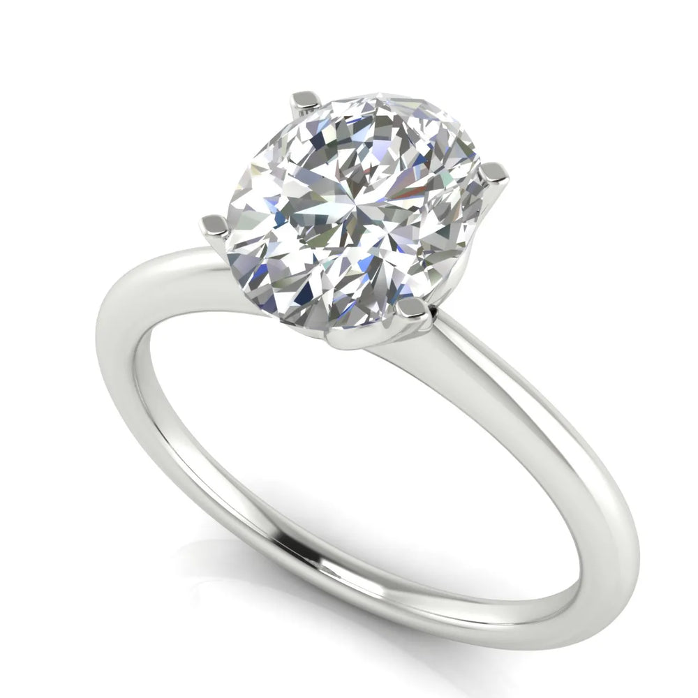 Classic Solitaire Ring with Minimalist Design