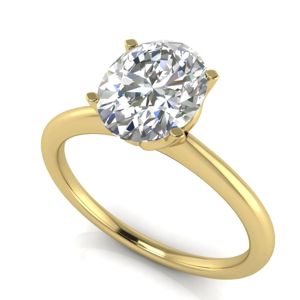 Classic Solitaire Ring with Minimalist Design